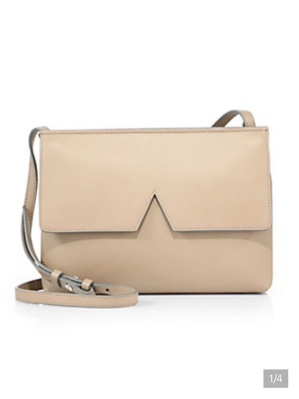 Vince Taupe Crossbody Bag